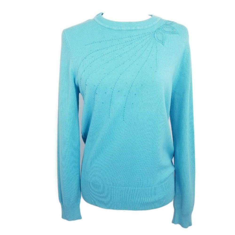 Castle Of Ireland 12 38 Knit Sweater Light Blue